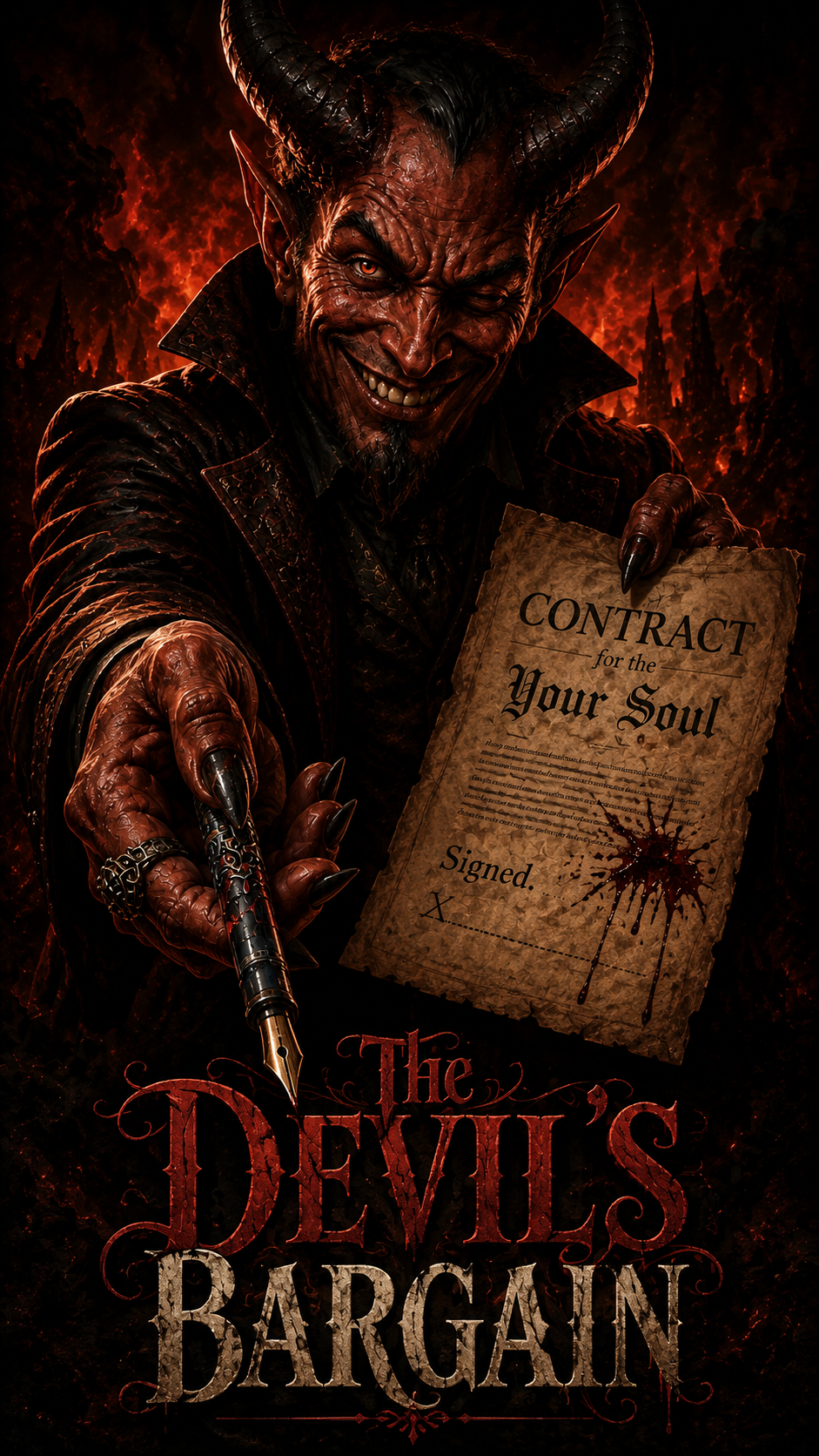 A nervous gothic character